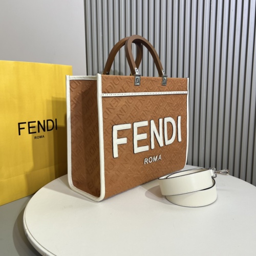 Replica Fendi AAA Quality Tote-Handbags For Women #1232896 $105.00 USD for Wholesale