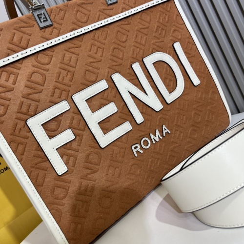 Replica Fendi AAA Quality Tote-Handbags For Women #1232896 $105.00 USD for Wholesale