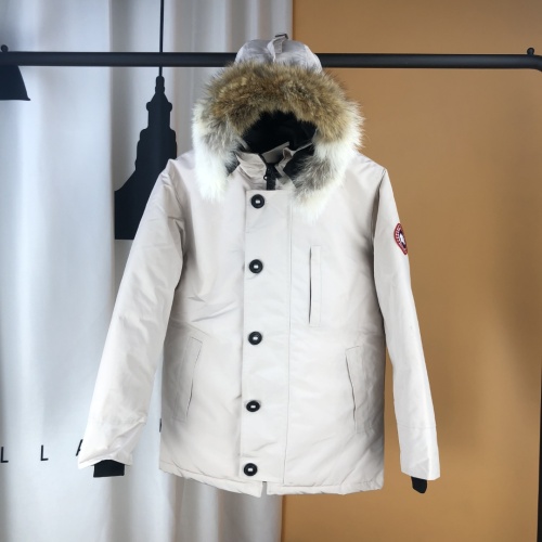 Canada Goose Down Feather Coat Long Sleeved For Unisex #1232926 $160.00 USD, Wholesale Replica Canada Goose Down Feather Coat