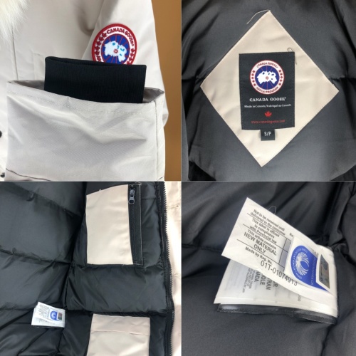 Replica Canada Goose Down Feather Coat Long Sleeved For Unisex #1232926 $160.00 USD for Wholesale