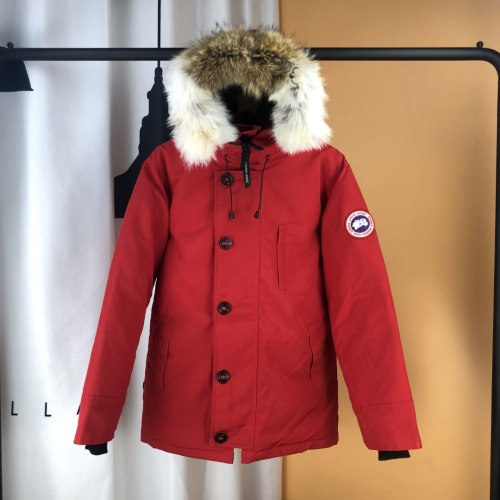 Canada Goose Down Feather Coat Long Sleeved For Unisex #1232928 $160.00 USD, Wholesale Replica Canada Goose Down Feather Coat