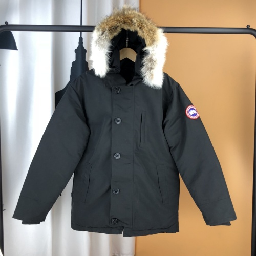 Canada Goose Down Feather Coat Long Sleeved For Unisex #1232929 $160.00 USD, Wholesale Replica Canada Goose Down Feather Coat