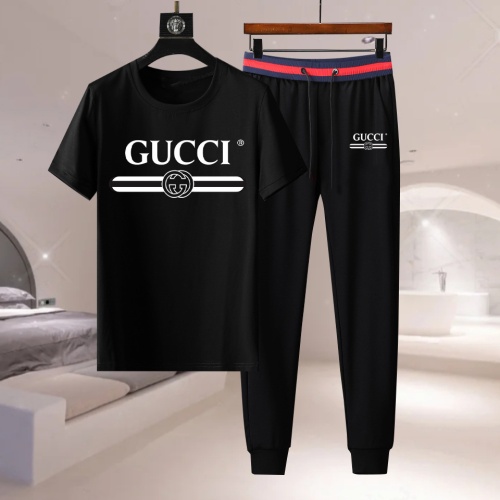 Gucci Tracksuits Short Sleeved For Men #1232938 $76.00 USD, Wholesale Replica Gucci Tracksuits