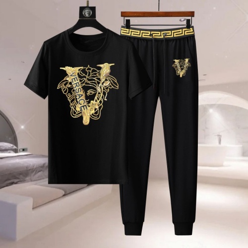 Versace Tracksuits Short Sleeved For Men #1232945 $76.00 USD, Wholesale Replica Versace Tracksuits