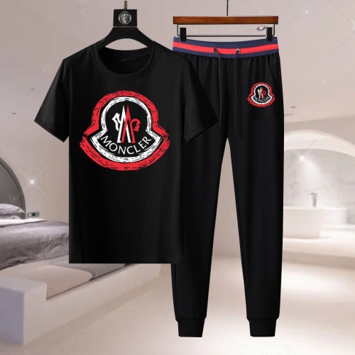 Moncler Tracksuits Short Sleeved For Men #1232951 $76.00 USD, Wholesale Replica Moncler Tracksuits