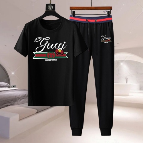 Gucci Tracksuits Short Sleeved For Men #1232952 $76.00 USD, Wholesale Replica Gucci Tracksuits