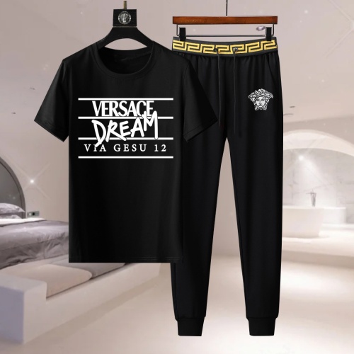 Versace Tracksuits Short Sleeved For Men #1232953 $76.00 USD, Wholesale Replica Versace Tracksuits