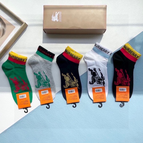 Replica Burberry Socks #1232957 $29.00 USD for Wholesale