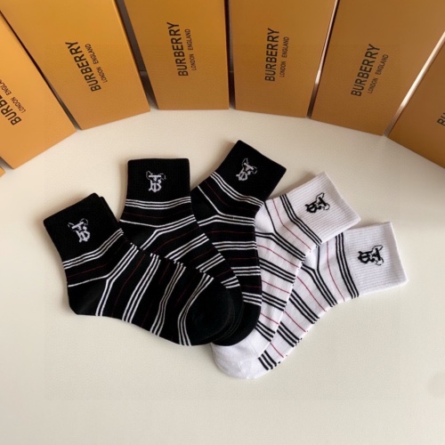 Replica Burberry Socks #1232972 $27.00 USD for Wholesale