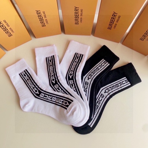 Replica Burberry Socks #1232973 $29.00 USD for Wholesale