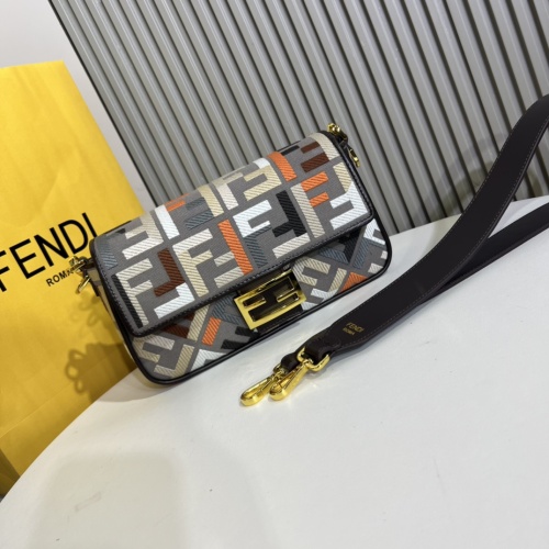 Replica Fendi AAA Quality Messenger Bags For Women #1232991 $100.00 USD for Wholesale