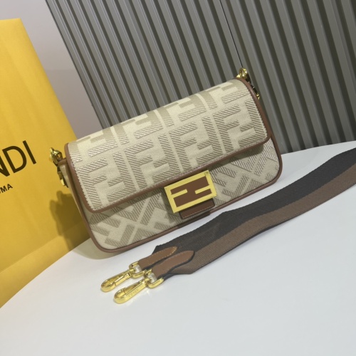 Replica Fendi AAA Quality Messenger Bags For Women #1233011 $100.00 USD for Wholesale