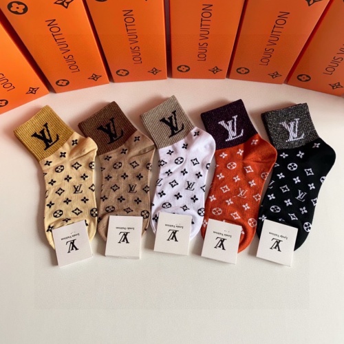 Louis Vuitton LV Socks #1233019 $27.00 USD, Wholesale Replica Louis Vuitton LV Socks