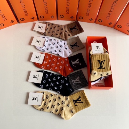 Replica Louis Vuitton LV Socks #1233019 $27.00 USD for Wholesale