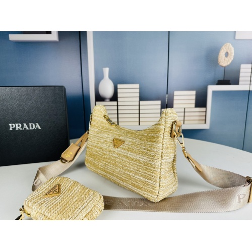 Replica Prada AAA Quality Messenger Bags For Women #1233101 $72.00 USD for Wholesale