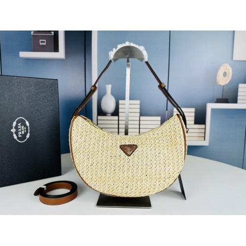 Prada AAA Quality Shoulder Bags For Women #1233110 $82.00 USD, Wholesale Replica Prada AAA Quality Shoulder Bags