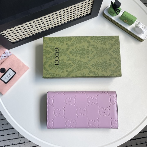 Replica Gucci Wallets #1233345 $42.00 USD for Wholesale