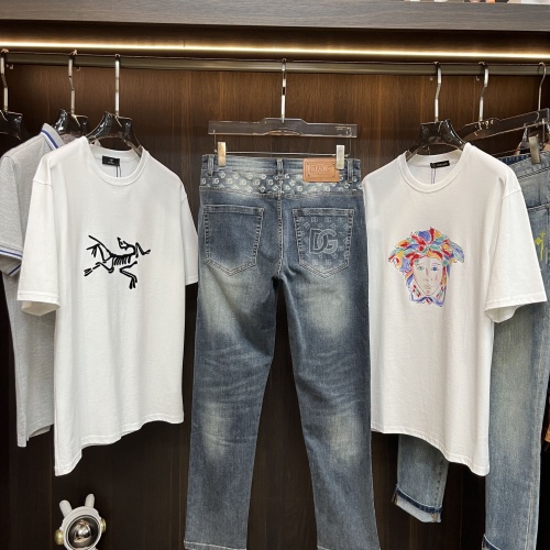 Replica Dolce & Gabbana D&G Jeans For Men #1233405 $80.00 USD for Wholesale