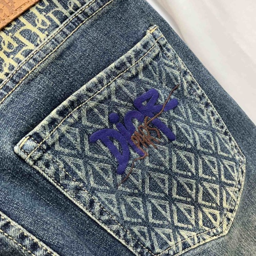 Replica Christian Dior Jeans For Men #1233409 $80.00 USD for Wholesale