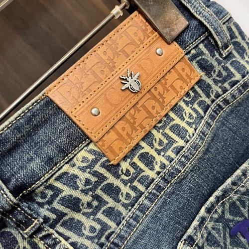 Replica Christian Dior Jeans For Men #1233409 $80.00 USD for Wholesale