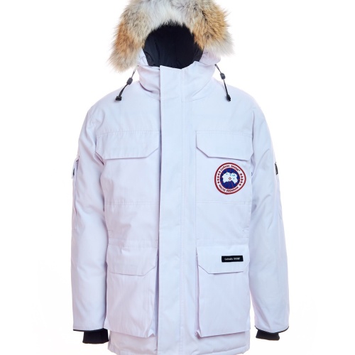 Canada Goose Down Feather Coat Long Sleeved For Unisex #1233427 $160.00 USD, Wholesale Replica Canada Goose Down Feather Coat