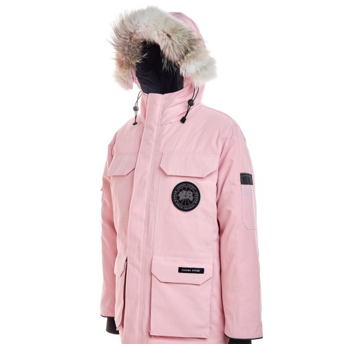 Replica Canada Goose Down Feather Coat Long Sleeved For Unisex #1233428 $160.00 USD for Wholesale