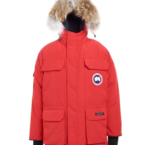 Canada Goose Down Feather Coat Long Sleeved For Unisex #1233429 $160.00 USD, Wholesale Replica Canada Goose Down Feather Coat