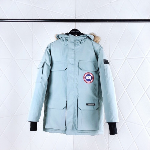 Replica Canada Goose Down Feather Coat Long Sleeved For Unisex #1233435 $160.00 USD for Wholesale