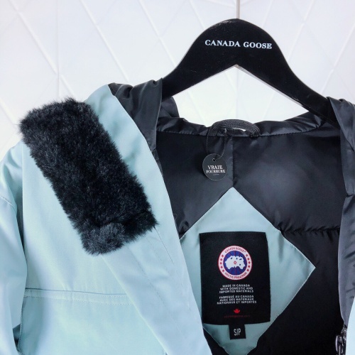 Replica Canada Goose Down Feather Coat Long Sleeved For Unisex #1233435 $160.00 USD for Wholesale