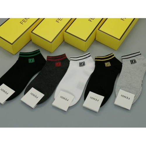 Fendi Socks #1233455 $27.00 USD, Wholesale Replica Fendi Socks