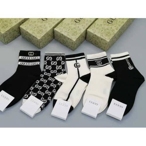 Gucci Socks #1233458 $27.00 USD, Wholesale Replica Gucci Socks