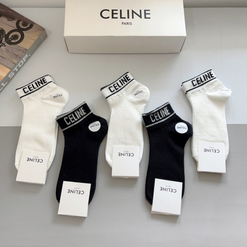 Replica Celine Socks #1233482 $27.00 USD for Wholesale