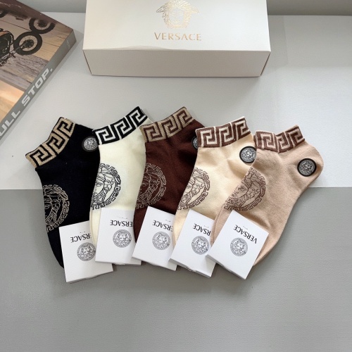 Replica Versace Socks #1233485 $27.00 USD for Wholesale