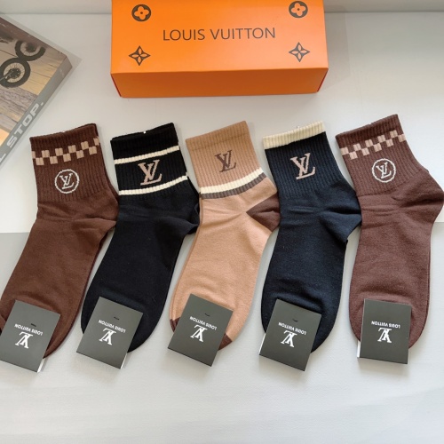 Louis Vuitton LV Socks #1233488 $29.00 USD, Wholesale Replica Louis Vuitton LV Socks