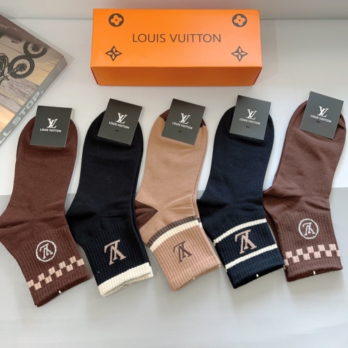 Replica Louis Vuitton LV Socks #1233488 $29.00 USD for Wholesale