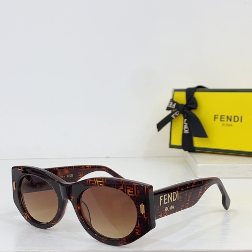 Fendi AAA Quality Sunglasses #1233523 $60.00 USD, Wholesale Replica Fendi AAA Quality Sunglasses