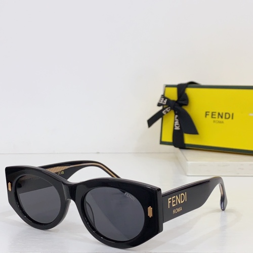 Fendi AAA Quality Sunglasses #1233525 $60.00 USD, Wholesale Replica Fendi AAA Quality Sunglasses