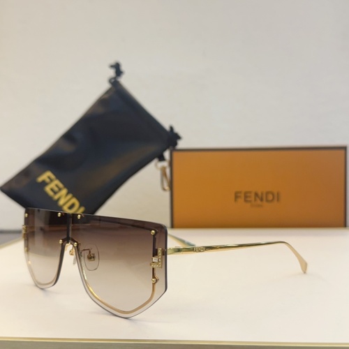 Fendi AAA Quality Sunglasses #1233536 $60.00 USD, Wholesale Replica Fendi AAA Quality Sunglasses