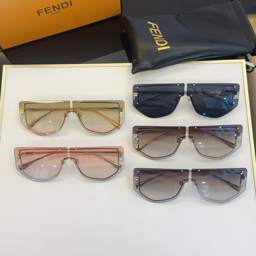 Replica Fendi AAA Quality Sunglasses #1233536 $60.00 USD for Wholesale