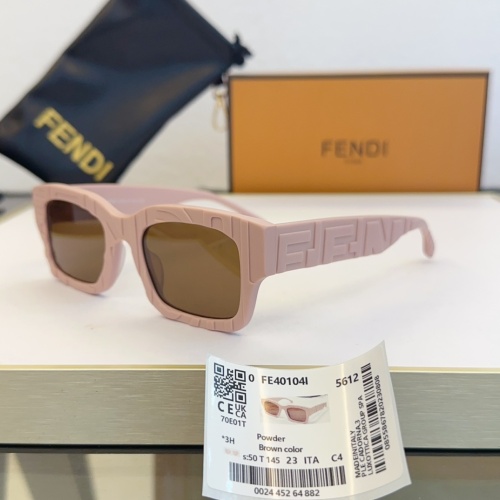 Fendi AAA Quality Sunglasses #1233539 $64.00 USD, Wholesale Replica Fendi AAA Quality Sunglasses