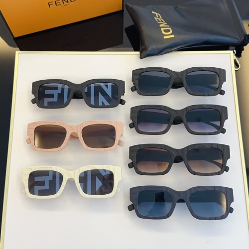 Replica Fendi AAA Quality Sunglasses #1233539 $64.00 USD for Wholesale