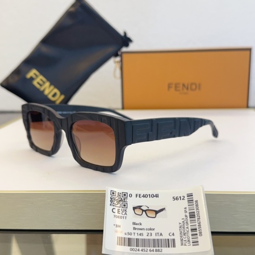 Fendi AAA Quality Sunglasses #1233545 $64.00 USD, Wholesale Replica Fendi AAA Quality Sunglasses