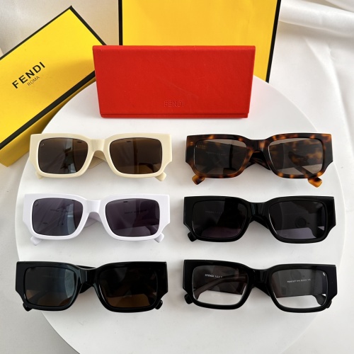 Replica Fendi AAA Quality Sunglasses #1233547 $52.00 USD for Wholesale