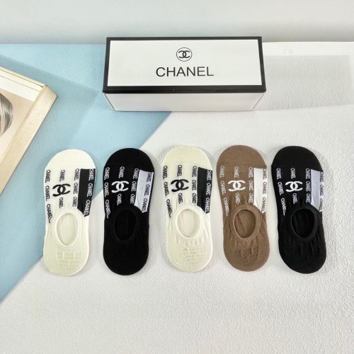 Replica Chanel Socks #1233552 $27.00 USD for Wholesale