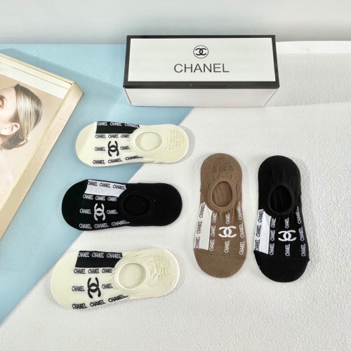 Replica Chanel Socks #1233552 $27.00 USD for Wholesale