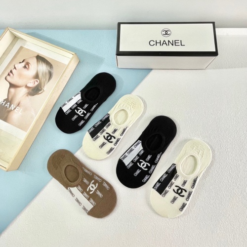 Replica Chanel Socks #1233552 $27.00 USD for Wholesale