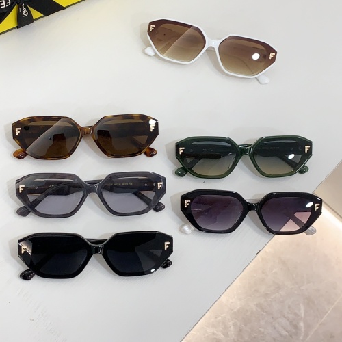 Replica Fendi AAA Quality Sunglasses #1233555 $60.00 USD for Wholesale