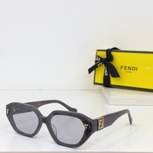 Fendi AAA Quality Sunglasses #1233557 $60.00 USD, Wholesale Replica Fendi AAA Quality Sunglasses