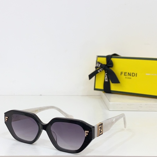 Fendi AAA Quality Sunglasses #1233558 $60.00 USD, Wholesale Replica Fendi AAA Quality Sunglasses