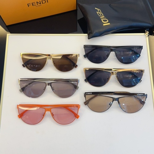 Replica Fendi AAA Quality Sunglasses #1233563 $60.00 USD for Wholesale